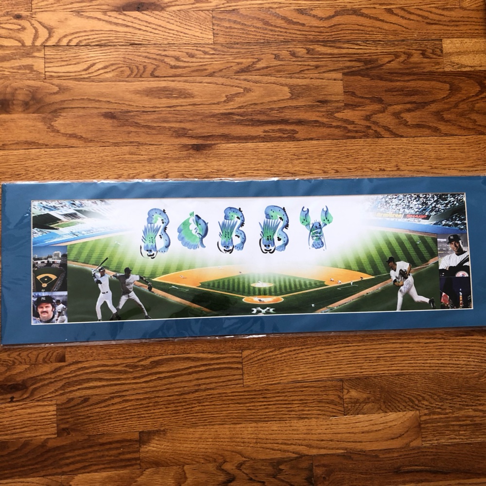Yankees Paper Wall Sign